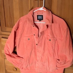Urban Outfitters BDG Jacket 🧥.  Super Fun Size Large.  Like New.  Coral